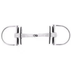 Nathe D-Ring snaffle 18 mm single jointed