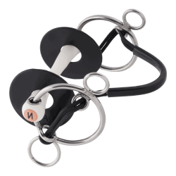 Nathe Curbgag snaffle flexible 20 mm