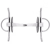 Nathe Full Cheek snaffle 18 mm single jointed