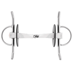 Nathe Full Cheek snaffle 18 mm single jointed