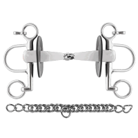Nathe Pelham 18 mm single jointed with long cheeks