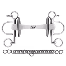 Nathe Pelham 18 mm single jointed with long cheeks