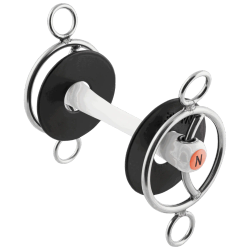 athe 3-Ring bit 20 mm with sliding cheek and flexible Mullen Mouth