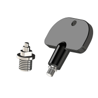 Spikes with key (Set=18 pcs.)