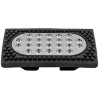 Stirrup pads for Flexcite Stirrups - Rubber with stainless steel grip inlay