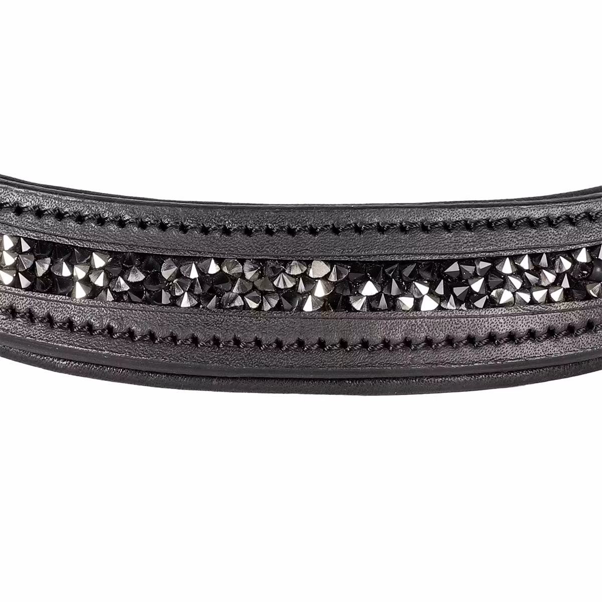Antarès Precision Crystal pannband – svart glitter