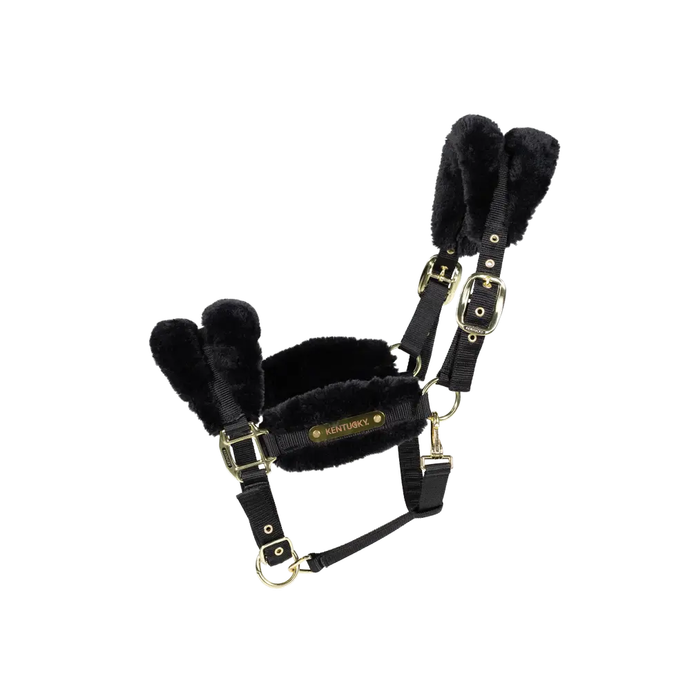 Kentucky Nylon Sheepskin Halter Soft
