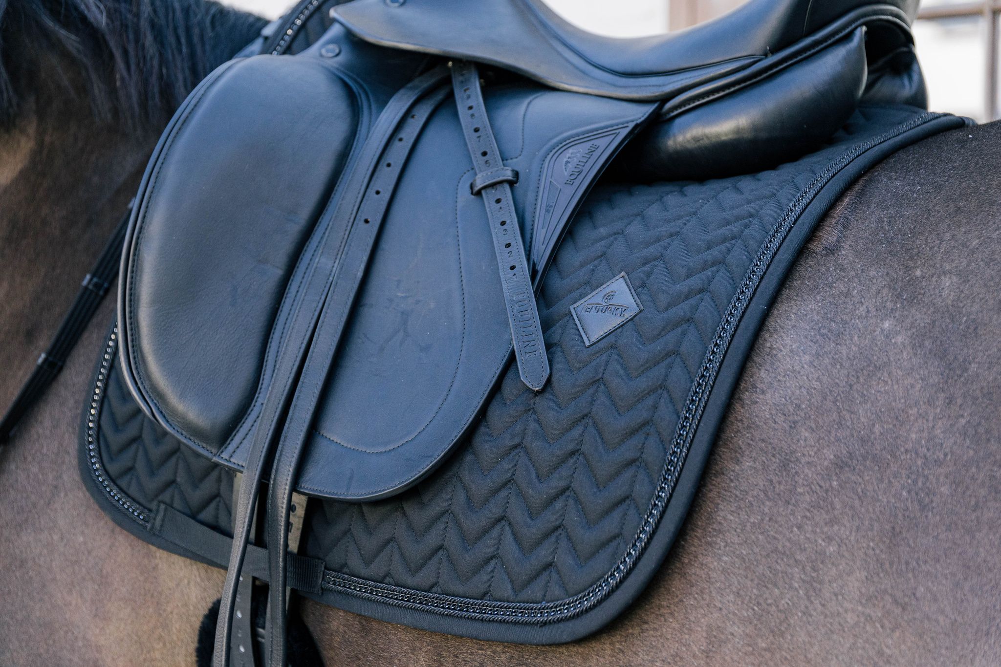 Kentucky Horsewear Saddle Pad Metal Chain Dressage