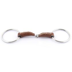 JumpIn Loose ring Leather Covered bit