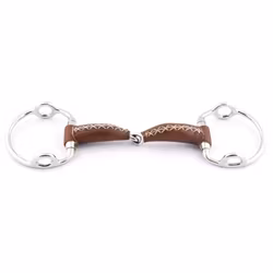 JumpIn Leather Covered Gag bit