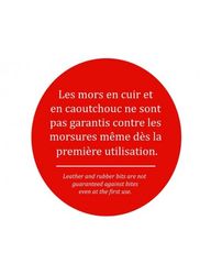 JumpIn Leather Covered Gag bit