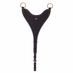 EQ Kort martingal Bib öppningsbara ringar mässing