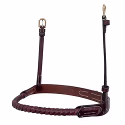 EQ Repnosgrimma läderklädd, mässing