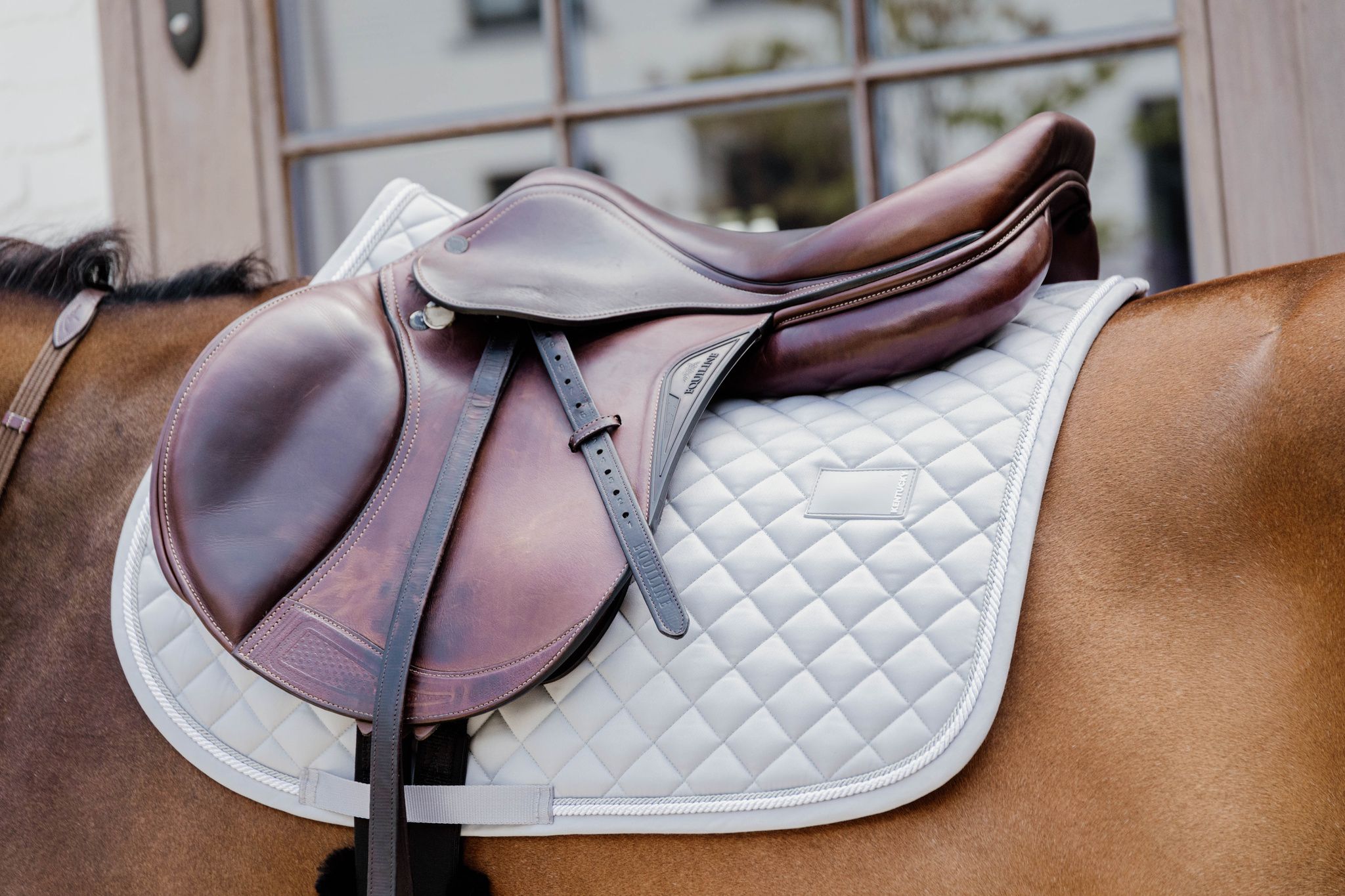 Kentucky Horsewear Saddle Pad Diamond Rope Jumping