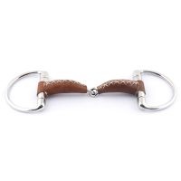 JumpIn Eggbutt Leather Covered bit