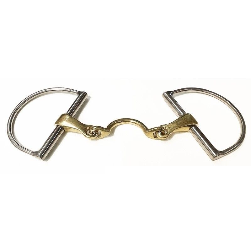 JumpIn US High ported french mouth D ring bit