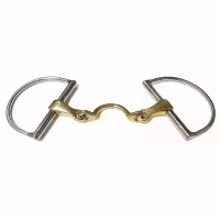 JumpIn US High ported french mouth D ring bit