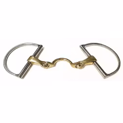 JumpIn US High ported french mouth D ring bit