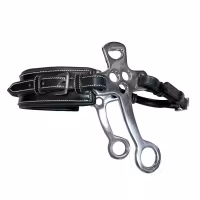 JumpIn Small Flat cheek leather Hackamore rectangle nose