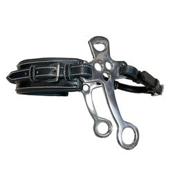 JumpIn Small Flat cheek leather Hackamore rectangle nose
