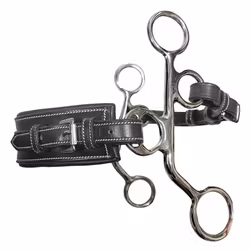 JumpIn Small cheek leather Hackamore rectangle nose