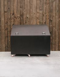 Grooming Deluxe Aluminium Horse Feed Bin With Wheels