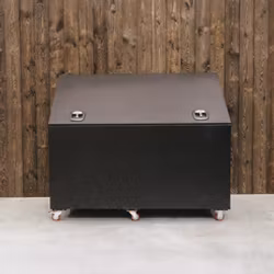 Grooming Deluxe Aluminium Horse Feed Bin With Wheels