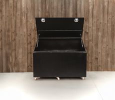 Grooming Deluxe Aluminium Horse Feed Bin With Wheels