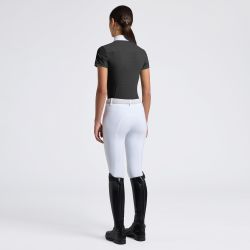 Cavalleria Toscana Perforated Jersey Inserts S/S Competition Shirt