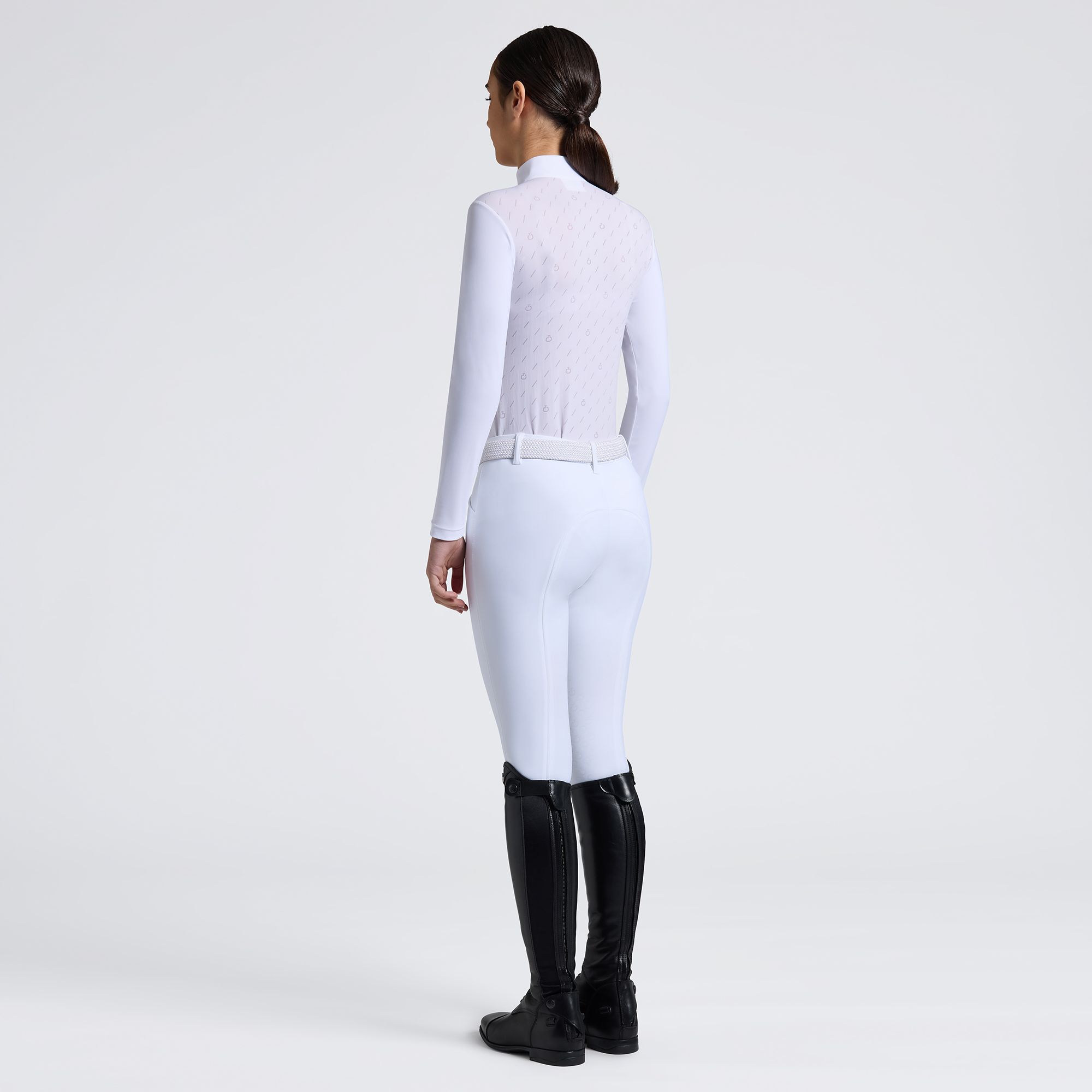 Cavalleria Toscana L/S Jaquard Competition Shirt