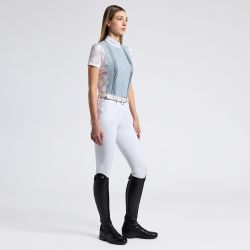 Cavalleria Toscana Perforated Jacquard S/S Competition Shirt