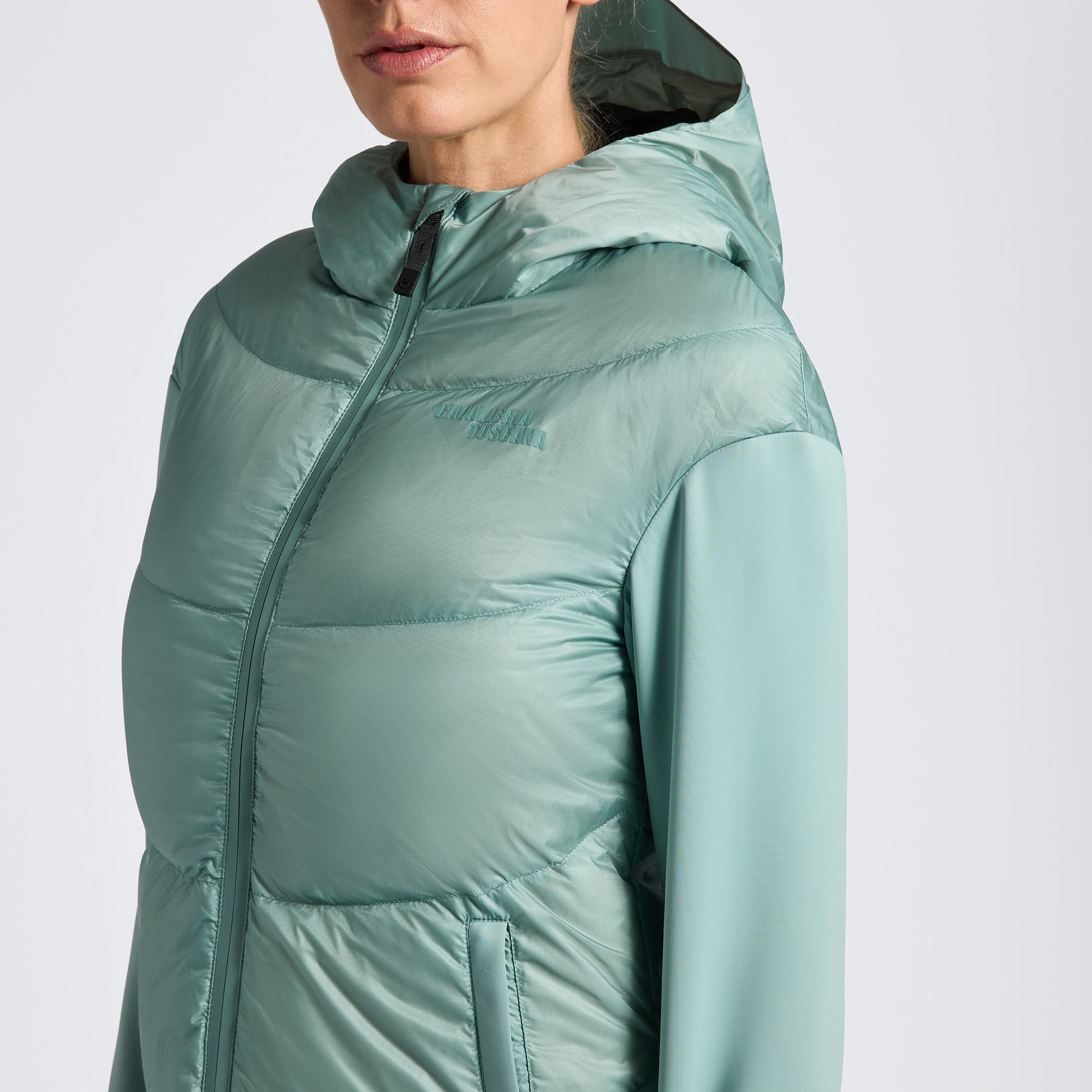 Cavalleria Toscana Hooded Down Padded Nylon Jacket