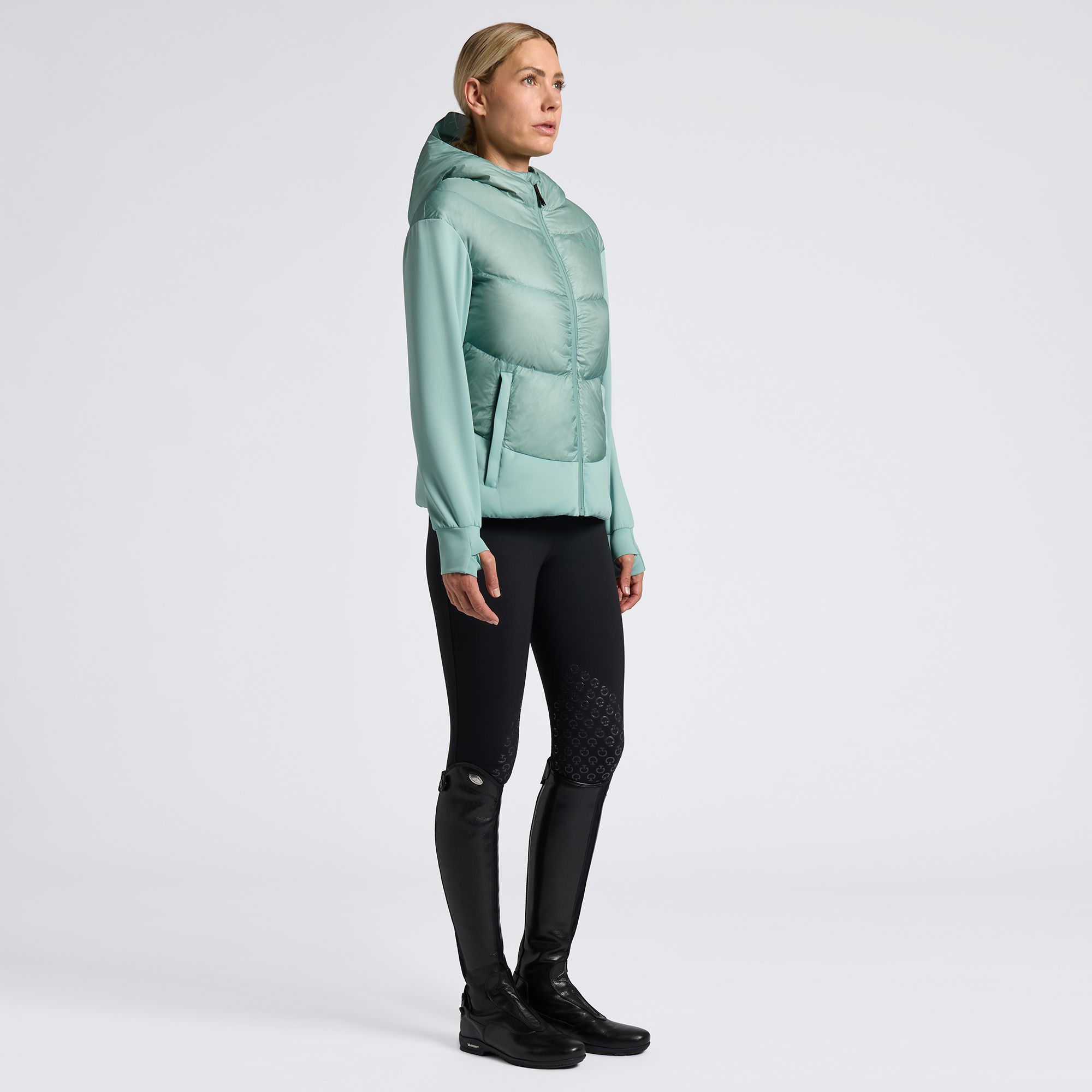 Cavalleria Toscana Hooded Down Padded Nylon Jacket