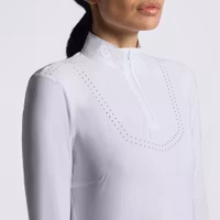 Cavalleria Toscana L/S Perforated w/Tech Competition Shirt