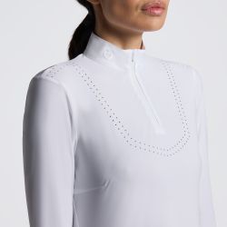 Cavalleria Toscana L/S Perforated w/Tech Competition Shirt