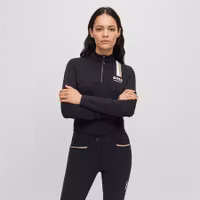 Boss Lia signature stripe training shirt