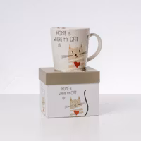 Mugg "Home is where my Cat is"