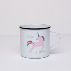 Unicorn emaljmugg