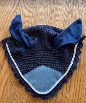 Fading Blue Glitter Huva