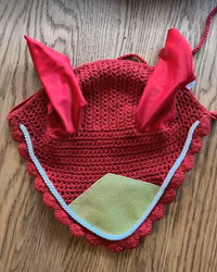 Fading Orange Glitter Huva