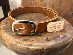 Läderbälte Brunt