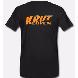 Krutcupen tryck på ryggen