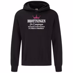 Hoodie Drottningen på campingen