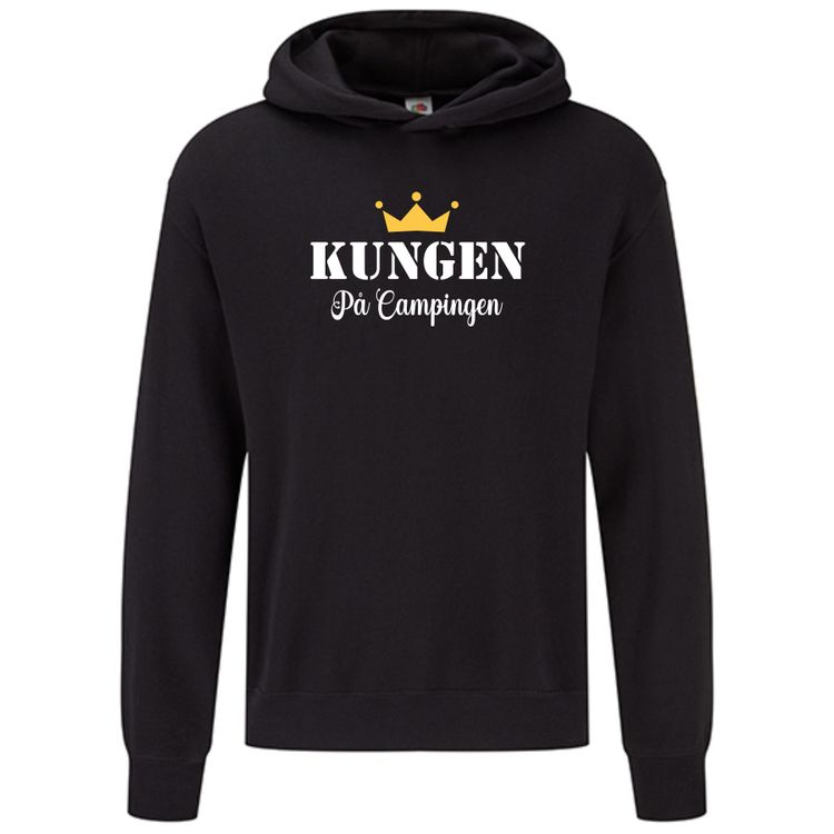 Hoodie Kung på campingen