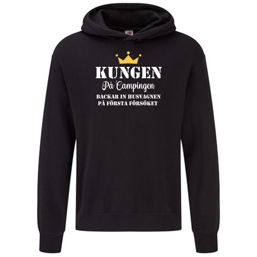 Hoodie Kung på campingen