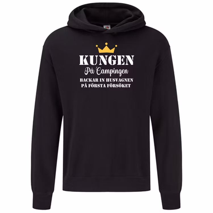 Hoodie Kung på campingen
