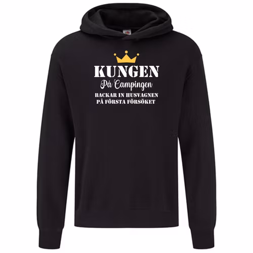 Hoodie Kung på campingen