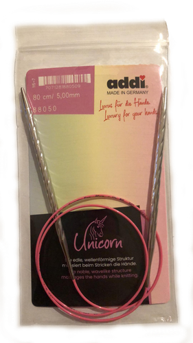 Unicorn Rundstickor Addi 80 cm
