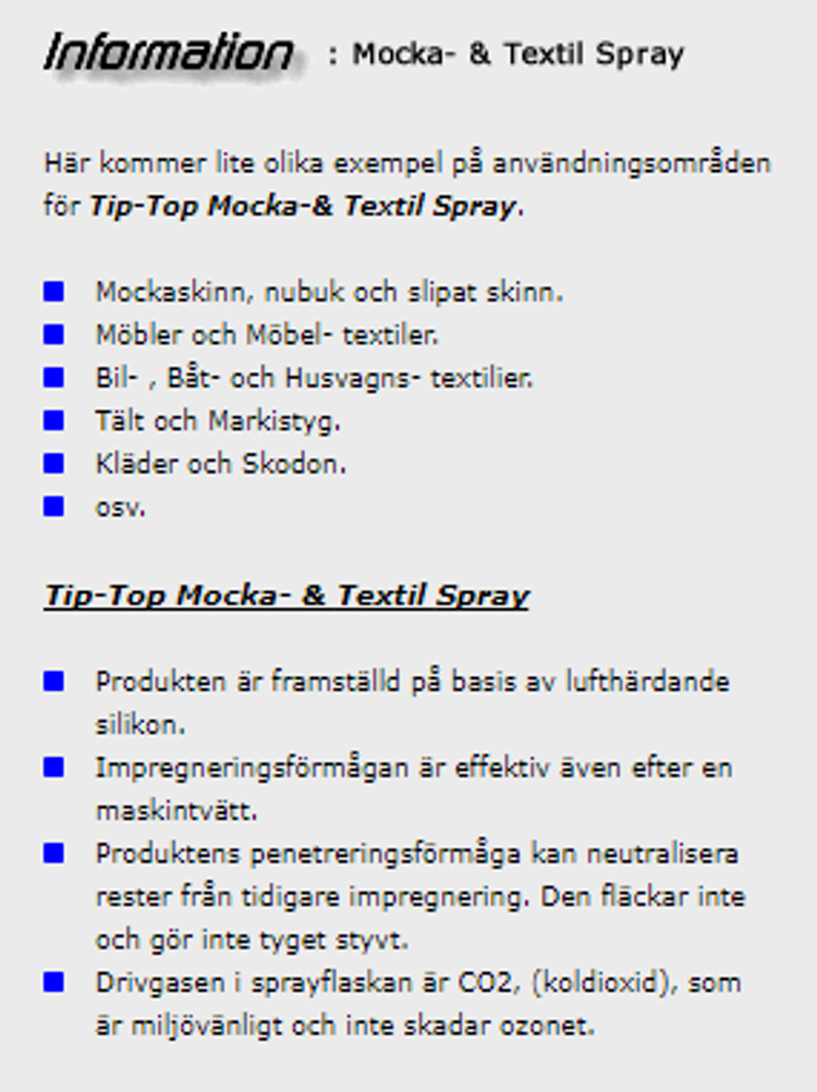 Mocka-Textil spray 200 ml