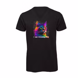 Cat purrrfect  V-Ringad Man